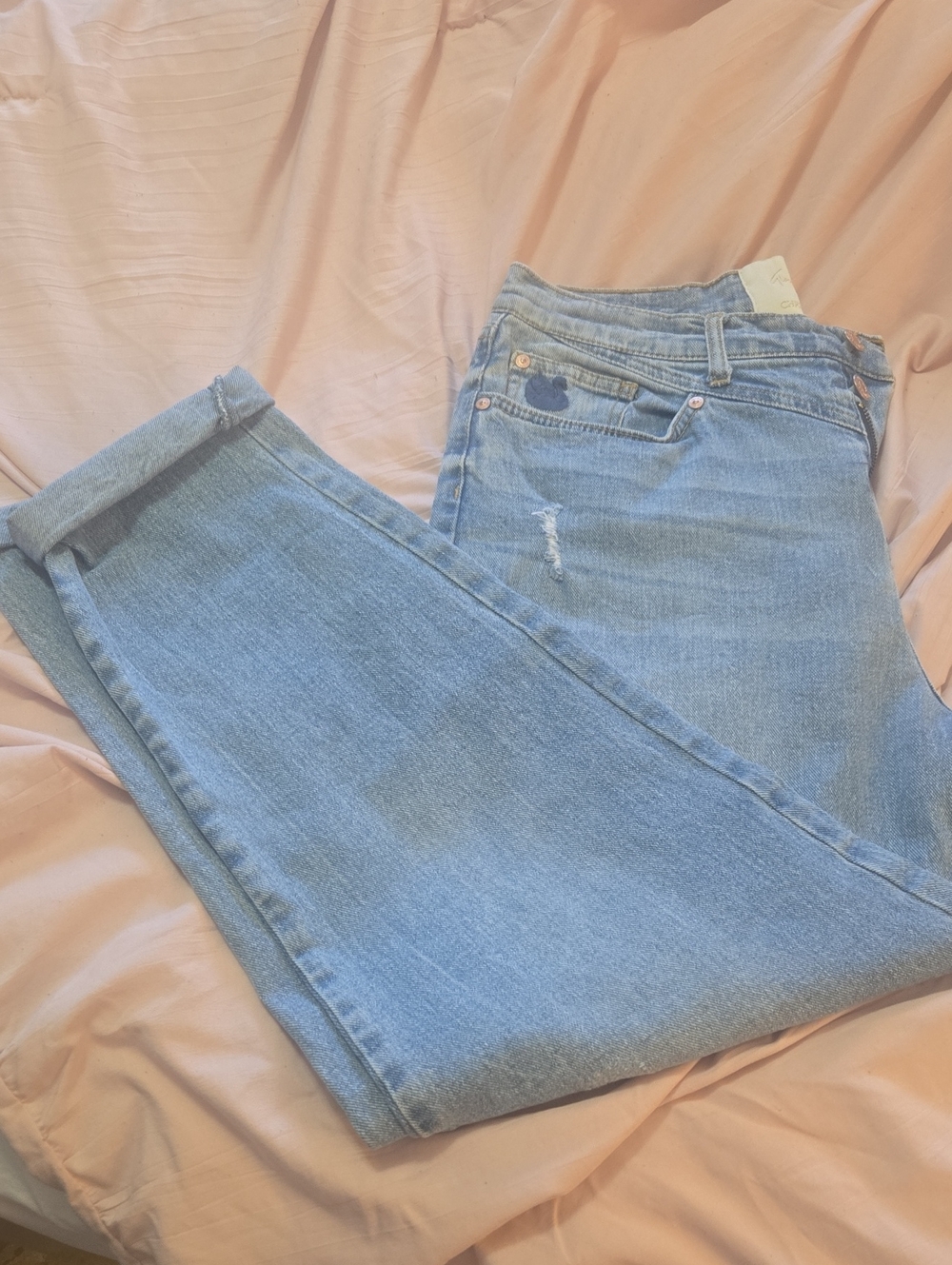 Gloria Vanderbilt X Christian Siriano Light Blue Women's Jeans